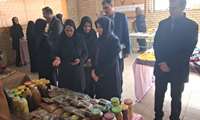 نمایشگاه دستاوردهای بانوان مهارت آموخته مرکز آموزش فنی‌وحرفه‌ای خواهران اردستان افتتاح شد